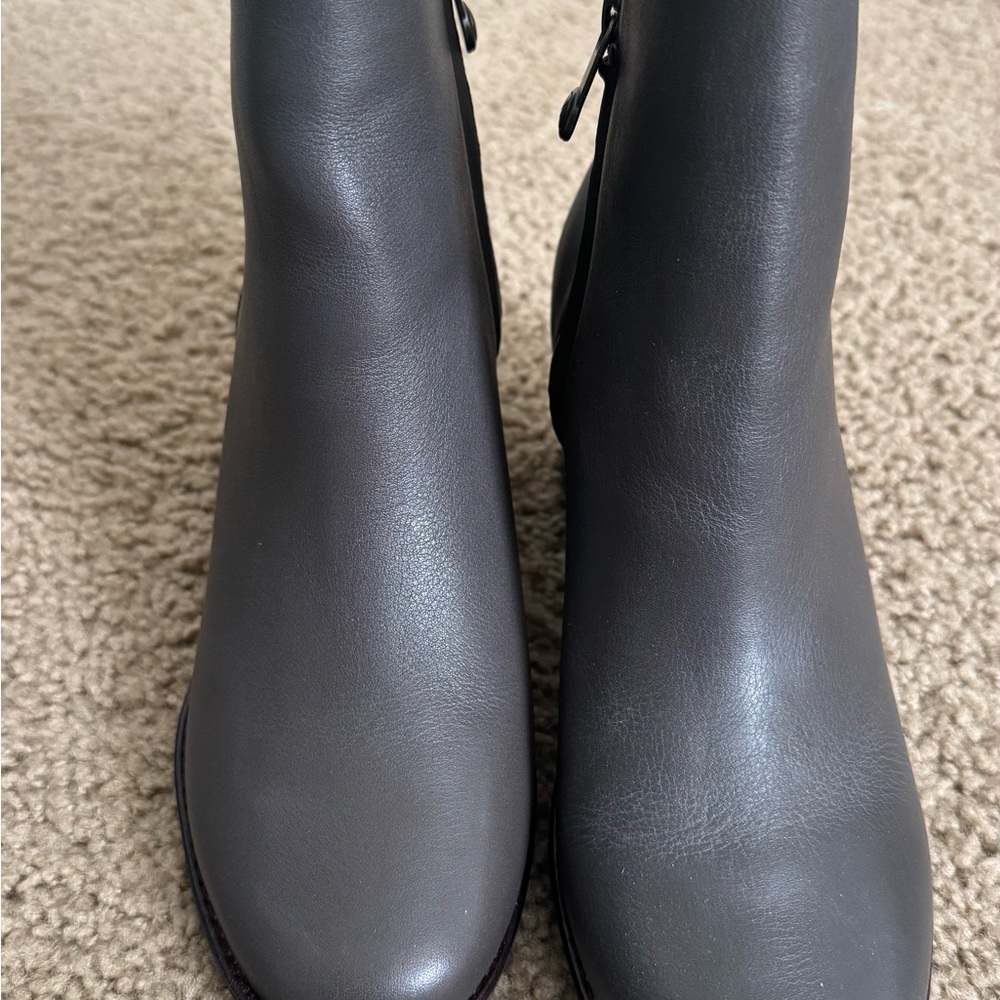 Sperry Gray Ankle Booties Waterproof Design